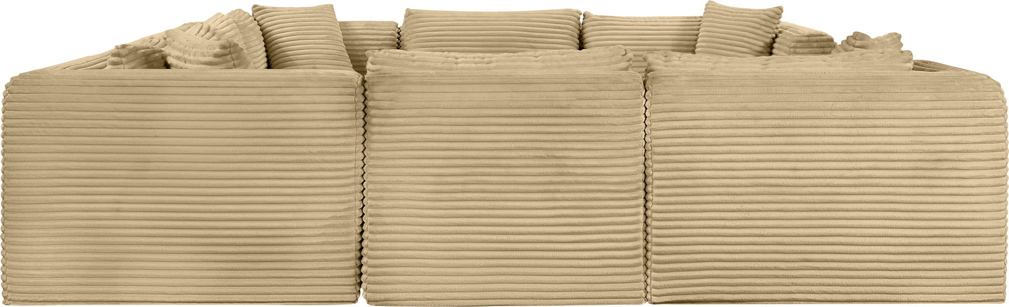 Shaggy - 8 Piece Modular U-Shaped Sectional