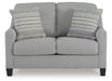 Adlai - Loveseat - Shadow - Stylish Home Furniture