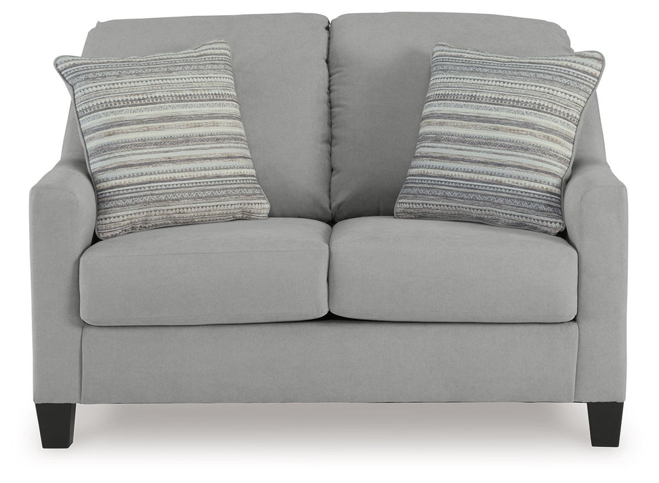 Adlai - Loveseat - Shadow - Stylish Home Furniture