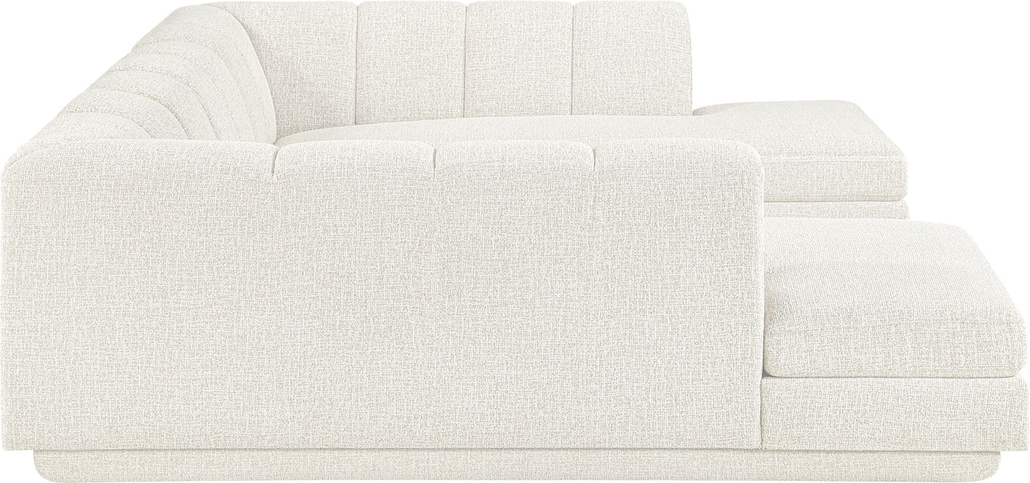 Modari - Sectional - Cream - Stylish Home Furniture
