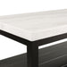 Marcello - Coffee Table With Casters - White - Stylish Home Furniture