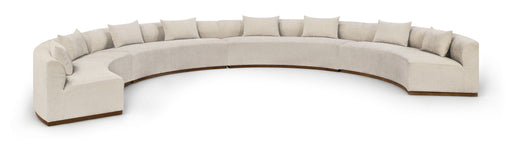 Avanti - Chenille Fabric Upholstered 4 Piece Modular Sectional - Stylish Home Furniture