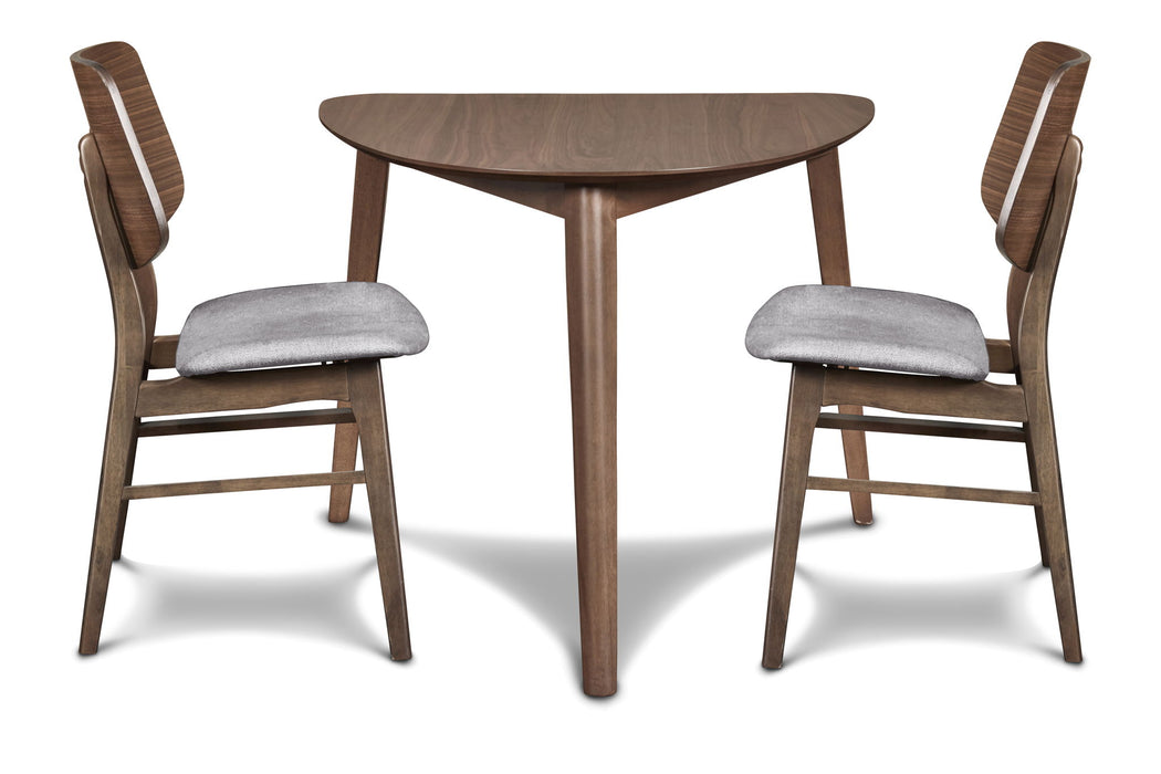 Oscar - Corner Table With 2 Cushion Chairs
