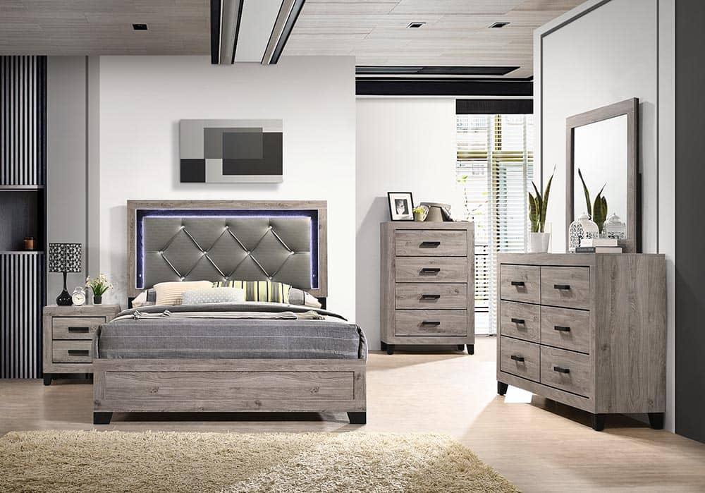 B377 - Mirror - Gray - Stylish Home Furniture