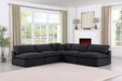 Comfy - 5 Piece Linen Modular Corner Armless Sectional - Stylish Home Furniture