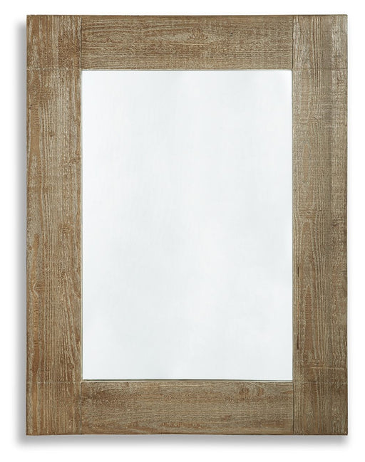 Waltleigh - Accent Mirror - Distressed Brown - Stylish Home Furniture