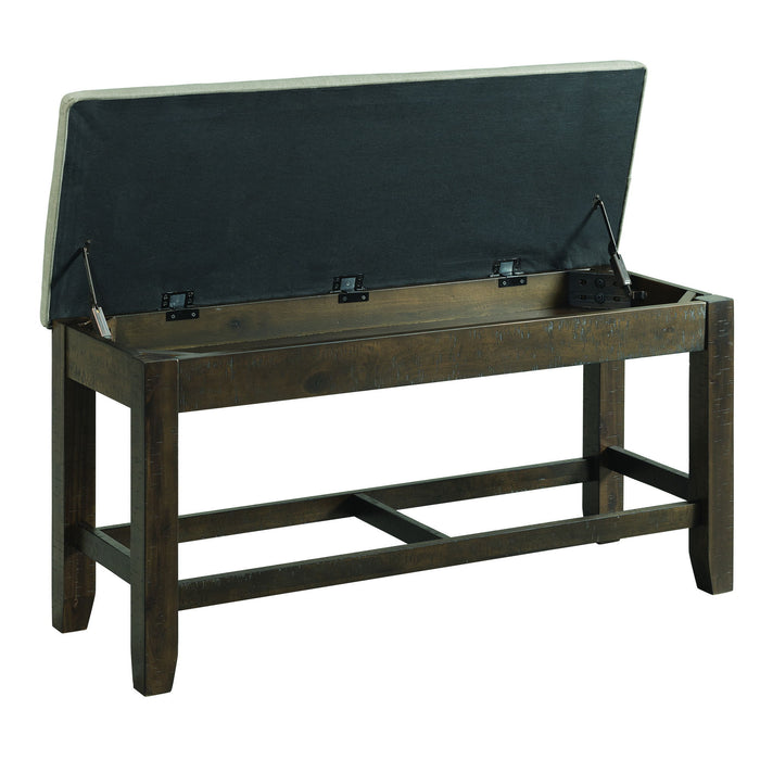 Colorado - Storage Bench - Charcoal - Stylish Home Furniture