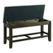Colorado - Storage Bench - Charcoal - Stylish Home Furniture