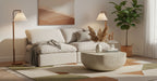 Indulge - Linen 2 Seat Modular Armless Sofa - Stylish Home Furniture