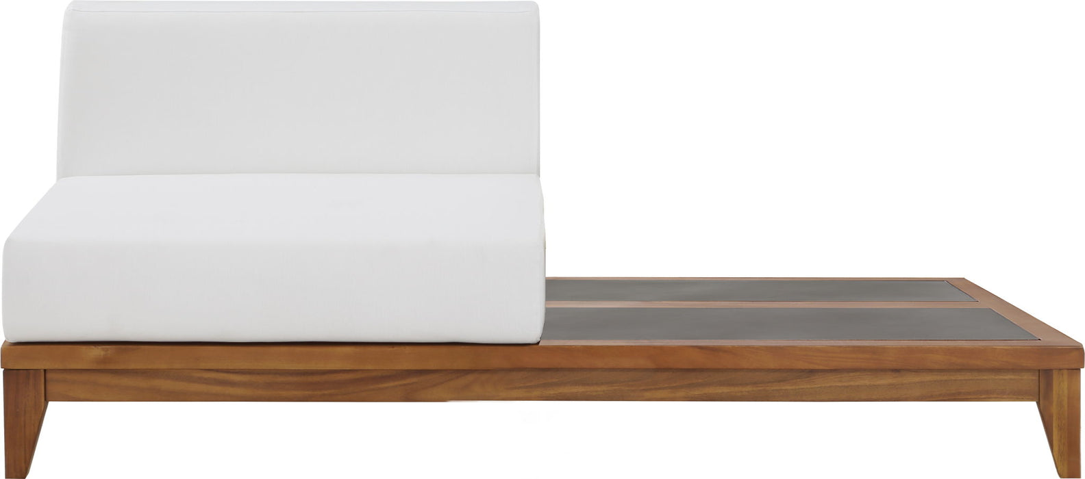 Rio - Chair With Integrated Table - Off White - Stylish Home Furniture