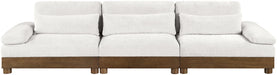 Turin - Chenille Fabric Upholstered Modular Sectional - Cream - Stylish Home Furniture