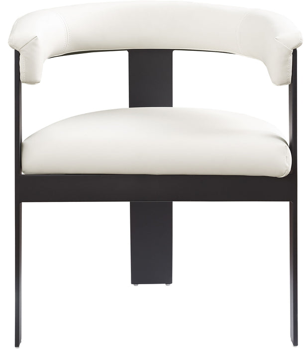 Romeo - Faux Leather Dining Chair With Black Base (Set of 2)