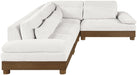 Turin - Chenille Fabric Upholstered Modular Sectional - Cream - Stylish Home Furniture