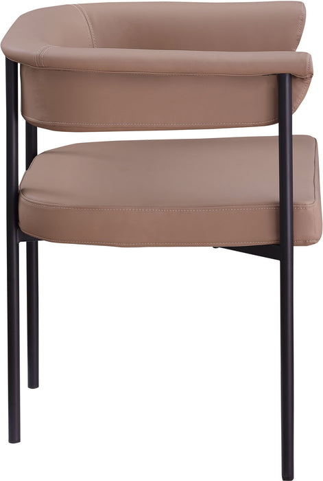 Malin - Faux Leather Dining Chair (Set of 2) - Tan