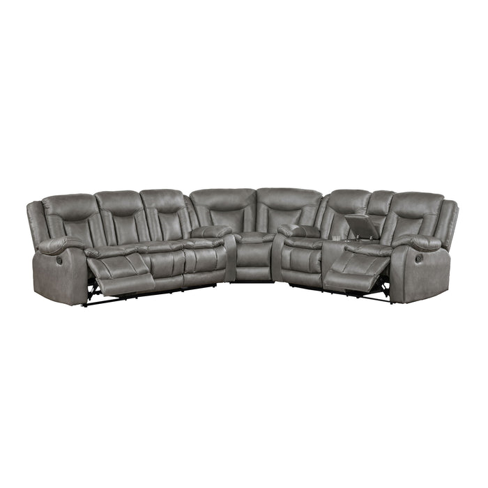 Morello - 3 Piece Manual Sofa/Loveseat/Wedge - Stylish Home Furniture