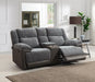 U177 - Motion Loveseat - Charcoal Gray - Stylish Home Furniture