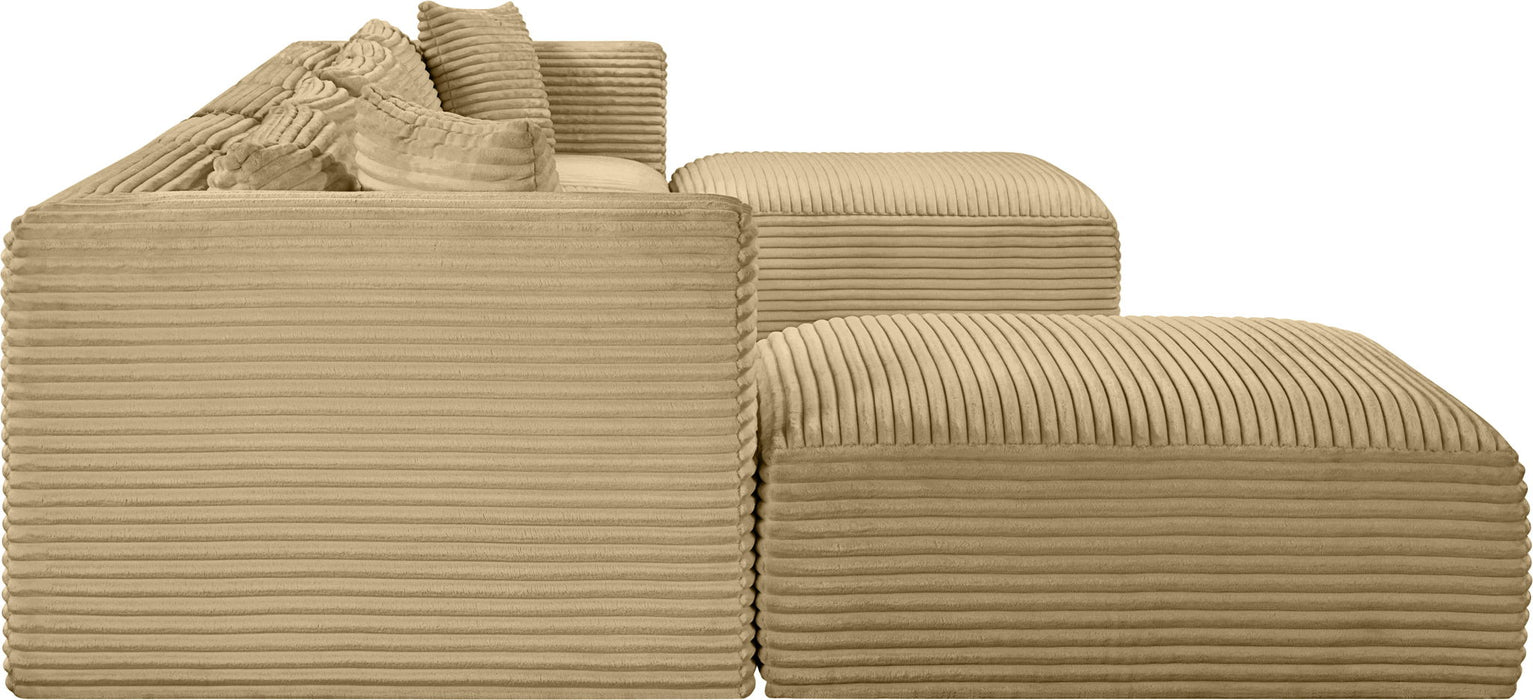 Shaggy - 7 Piece Modular Sectional With 2 Ottomans