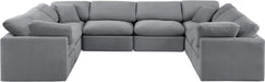 Indulge - Velvet 8 Piece Modular Sectional - Stylish Home Furniture