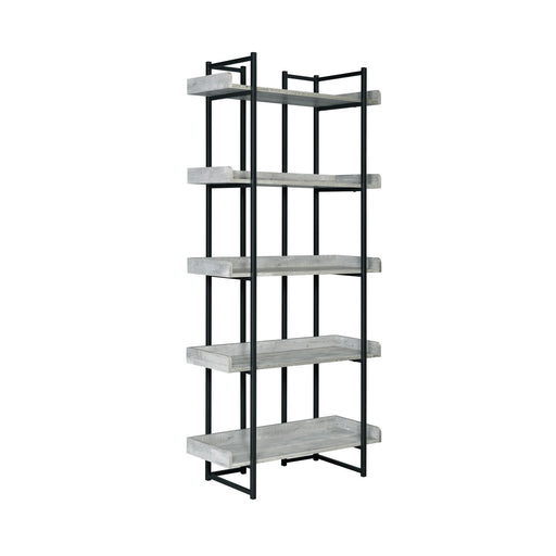 Preston - Bookshelf - Gray - Stylish Home Furniture