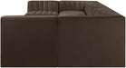 Rummi - Velvet Performance Fabric Upholstered 8 Piece Modular Sectional (With 2 Corner Chairs) - Stylish Home Furniture