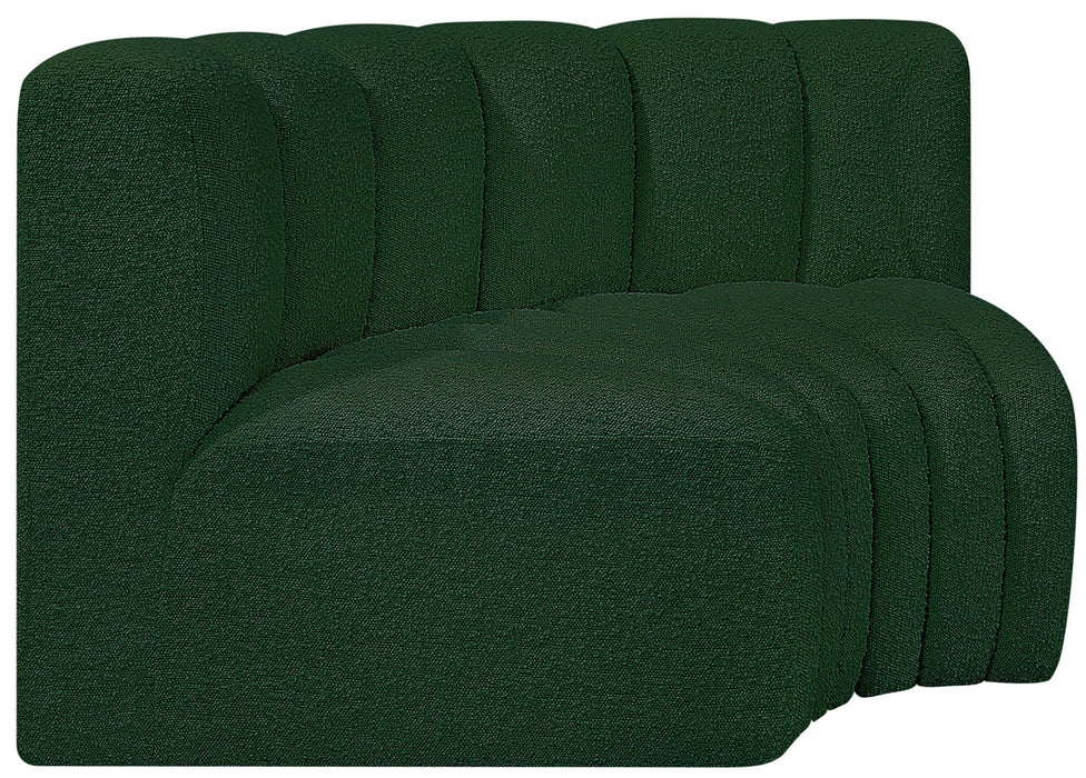 Arc - Boucle Fabric 2 Piece Modular Sofa