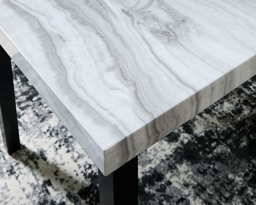 Mervannie - Square Dining Room Counter Table - Gray / Black - Stylish Home Furniture