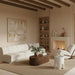 Modari - Sectional - Cream - Stylish Home Furniture