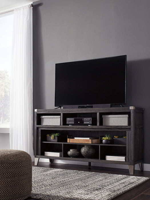 Todoe - LG TV Stand w/Fireplace Option - Gray - Stylish Home Furniture