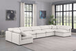 Indulge - Faux Leather 7 Piece Modular U-Shaped Sectional - Stylish Home Furniture