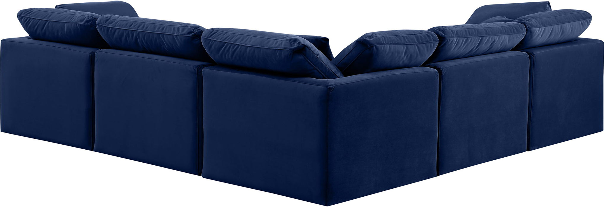 Indulge - Velvet 5 Piece Modular Corner Sectional