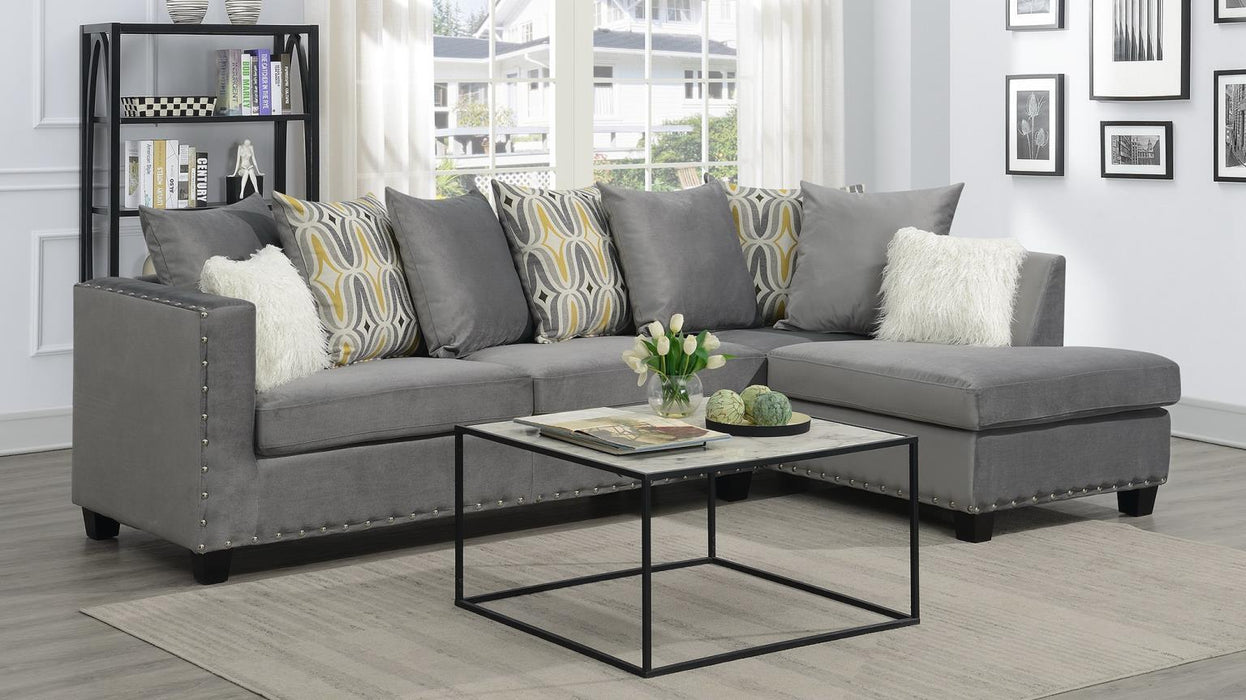 U315 - 2 Piece Sectional - Gray