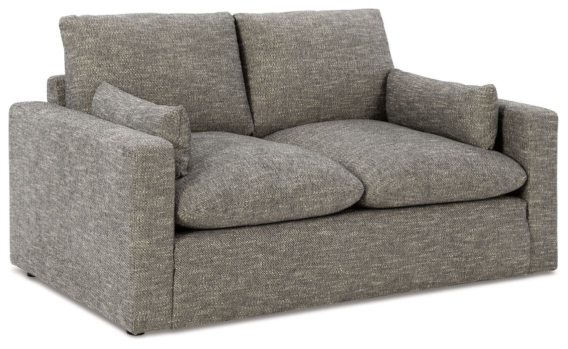 Dramatic - Loveseat - Granite - Stylish Home Furniture