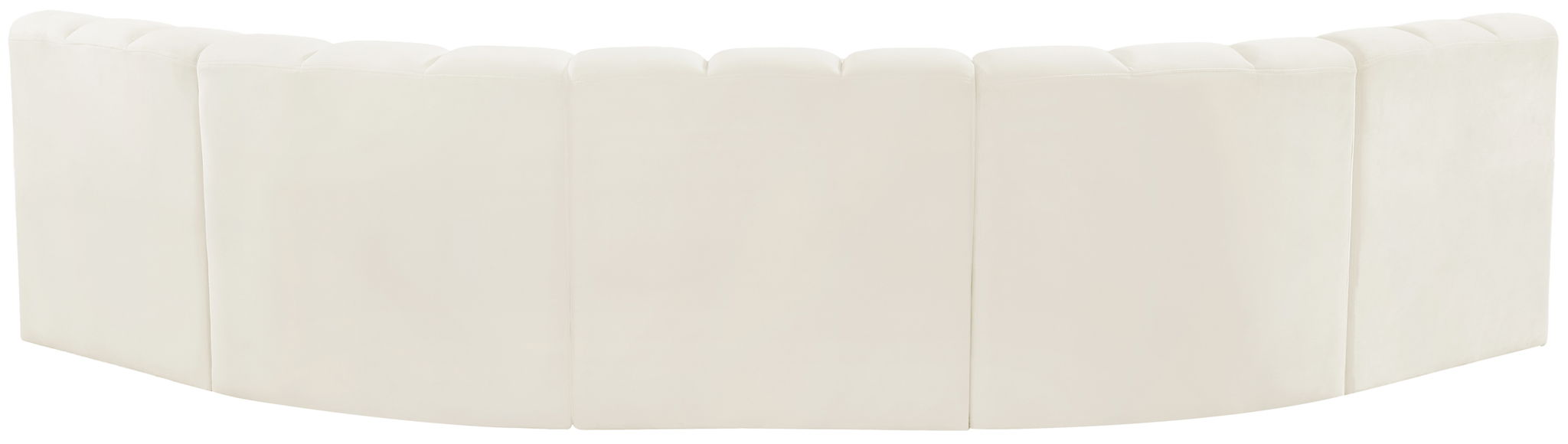 Arc - Velvet 5 Piece U-Shaped Modular Sofa