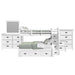 Hampton Kids - Bunk With Staircase And Trundle Bedroom Set - Stylish Home Furniture