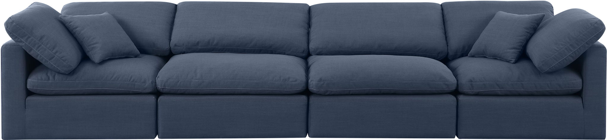 Indulge - Linen 4 Seat Modular Sofa