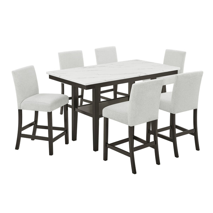Carissa - Rectangle Counter Dining Set - Stylish Home Furniture