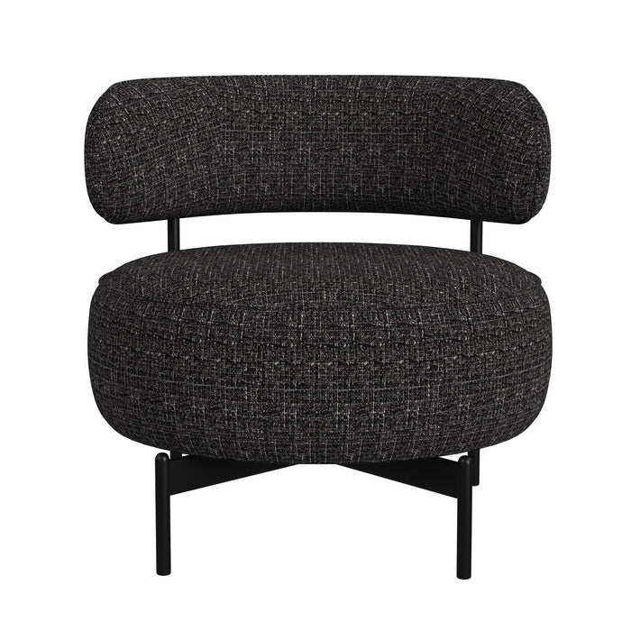 Antonia - Swivel Chair - Heron Black - Stylish Home Furniture