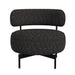 Antonia - Swivel Chair - Heron Black - Stylish Home Furniture