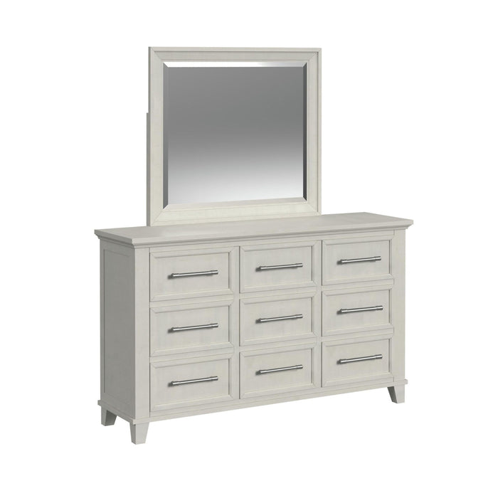 Canterbury - Twin Panel 5 Piece Bedroom Set - Ivory - Stylish Home Furniture