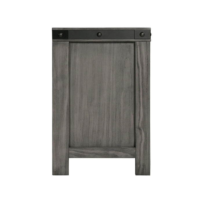 Wade - 2-Drawer Nightstand - Black Finish - Stylish Home Furniture