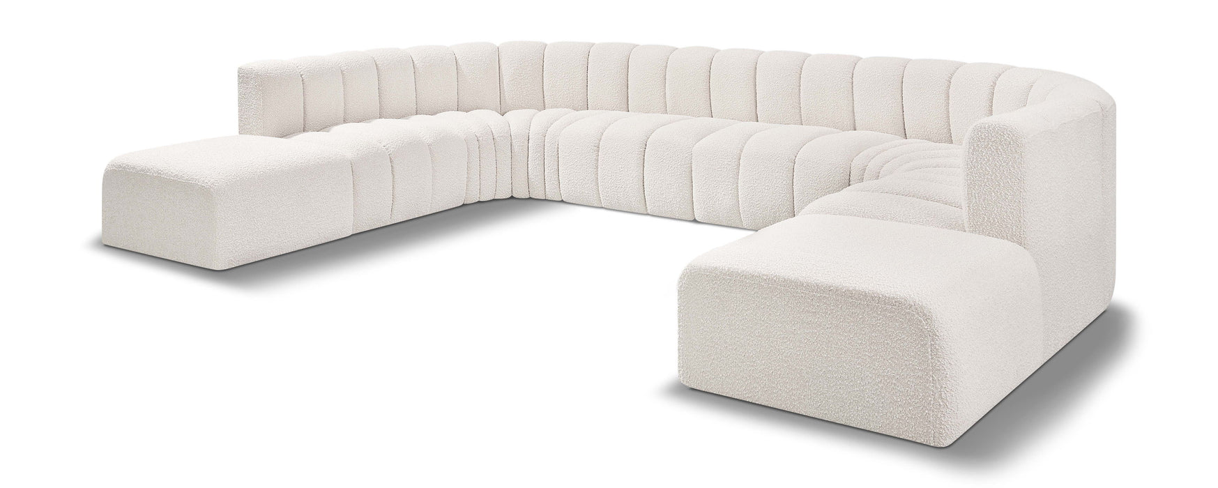 Arc - Boucle Fabric Modular Sectional