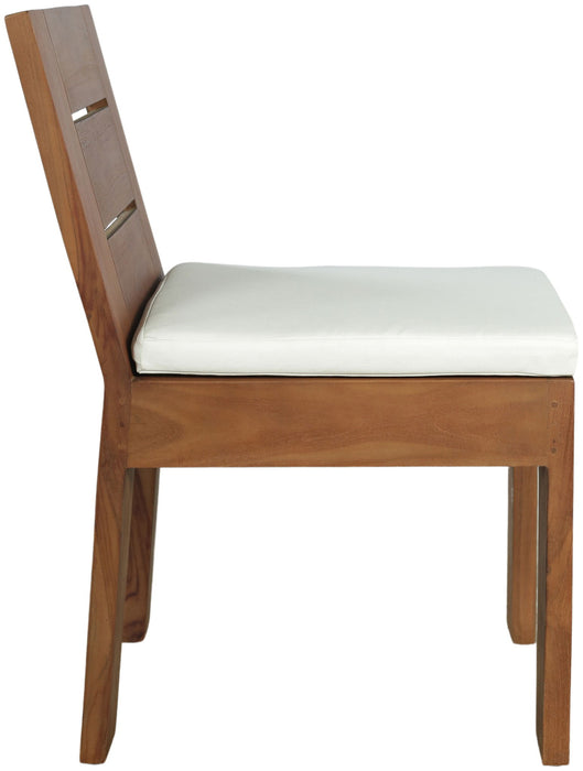 Mirella - Water Resistant Fabric Upholstered Outdoor Patio Dining Side Chair