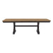 Montrose - Dining Table With 20" Leaf - Espresso And Brown - Stylish Home Furniture