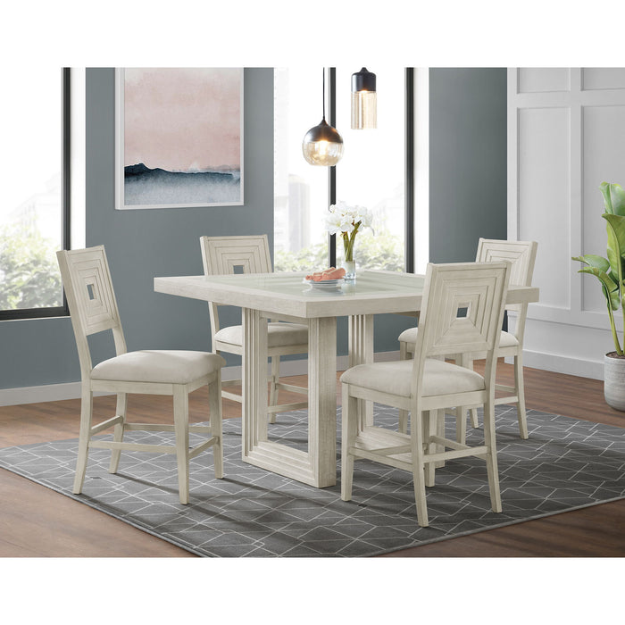 Avalanche - Square Counter Height Dining Set - Stylish Home Furniture