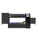 Hampton Kids - Bunk With Staircase And Trundle Bedroom Set - Stylish Home Furniture
