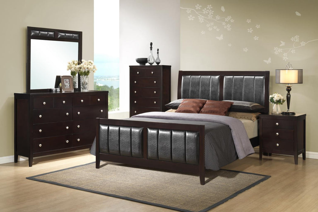B359 - King Bed (Headboard, Footboard, Rails) - Espresso