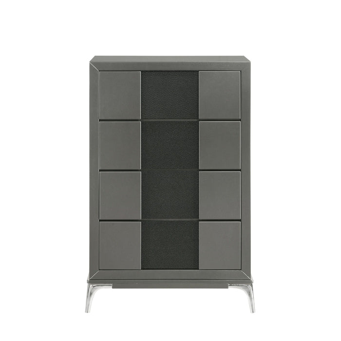 Nocturne - 4 Drawer Chest - Slate