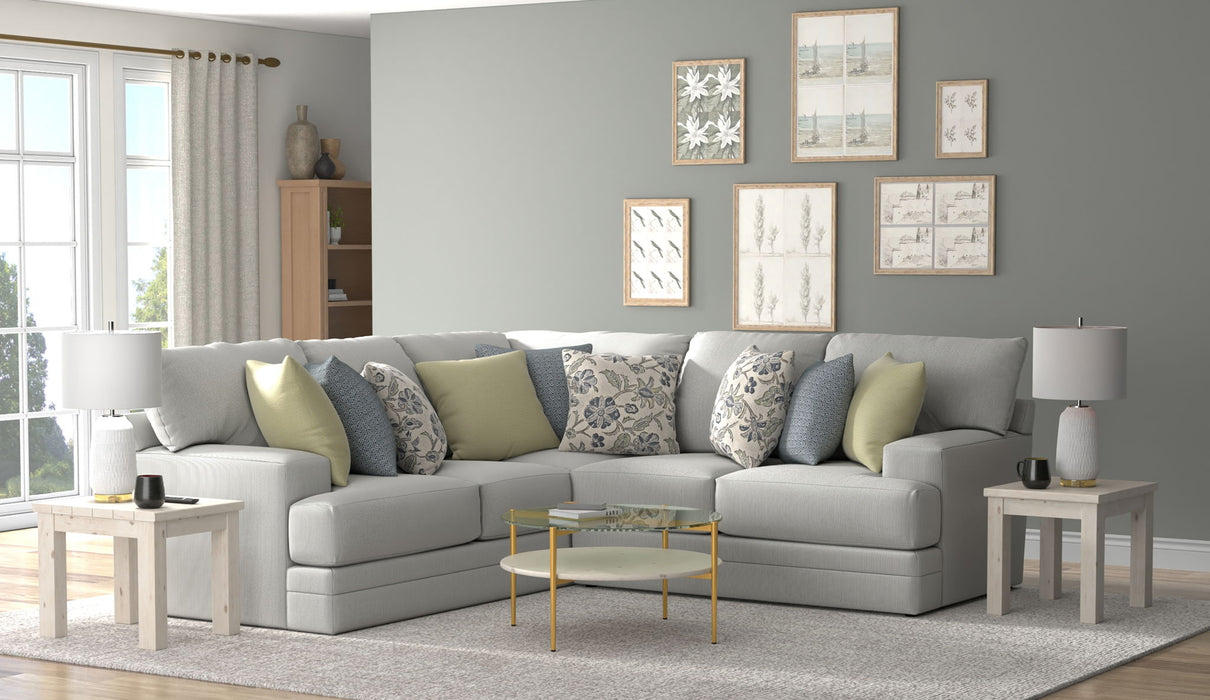 Stockbridge - Sectional With Comfort Coil Seating And 9 Accent Pillows Included - Stylish Home Furniture