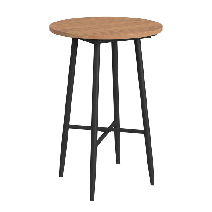Bayhill - Bar Table - Black / Light Brown - Stylish Home Furniture