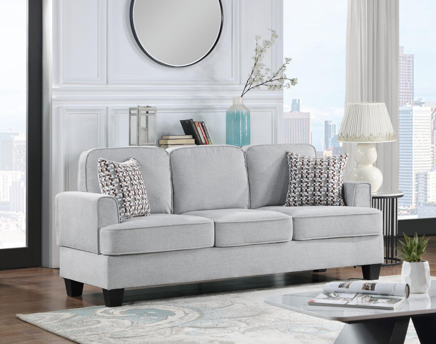 U418 - Sofa - Shimmer Silver